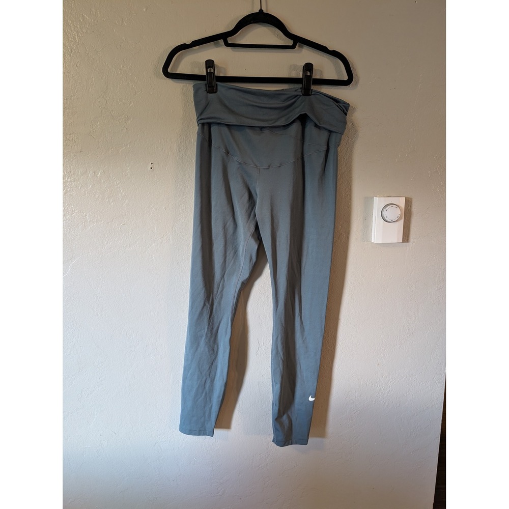 Nike Dri Fit leggings‎ Fold over waist size L
